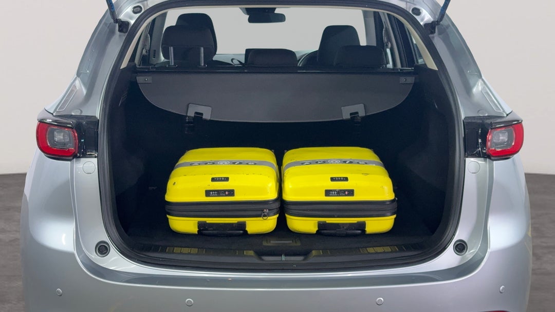 Boot Inside View with Luggage