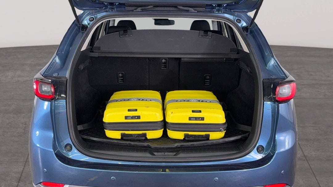 Boot Inside View with Luggage