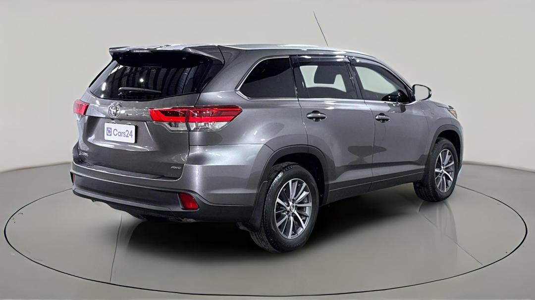 2018 Toyota Kluger Gxl (4x4), Automatic, 92363 km, Right Back Diagonal (45- Degree) View