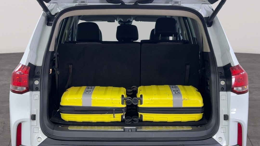 Boot Inside View with Luggage