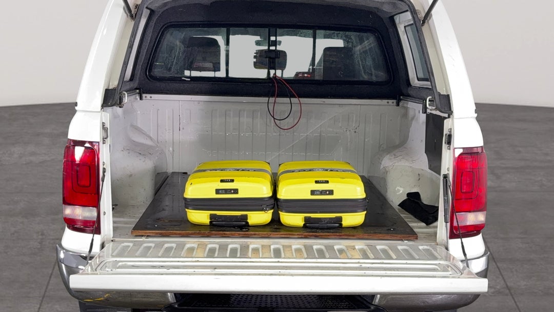 Boot Inside View with Luggage