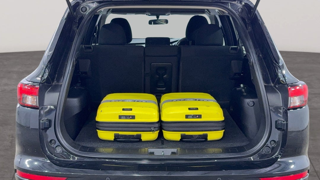 Boot Inside View with Luggage