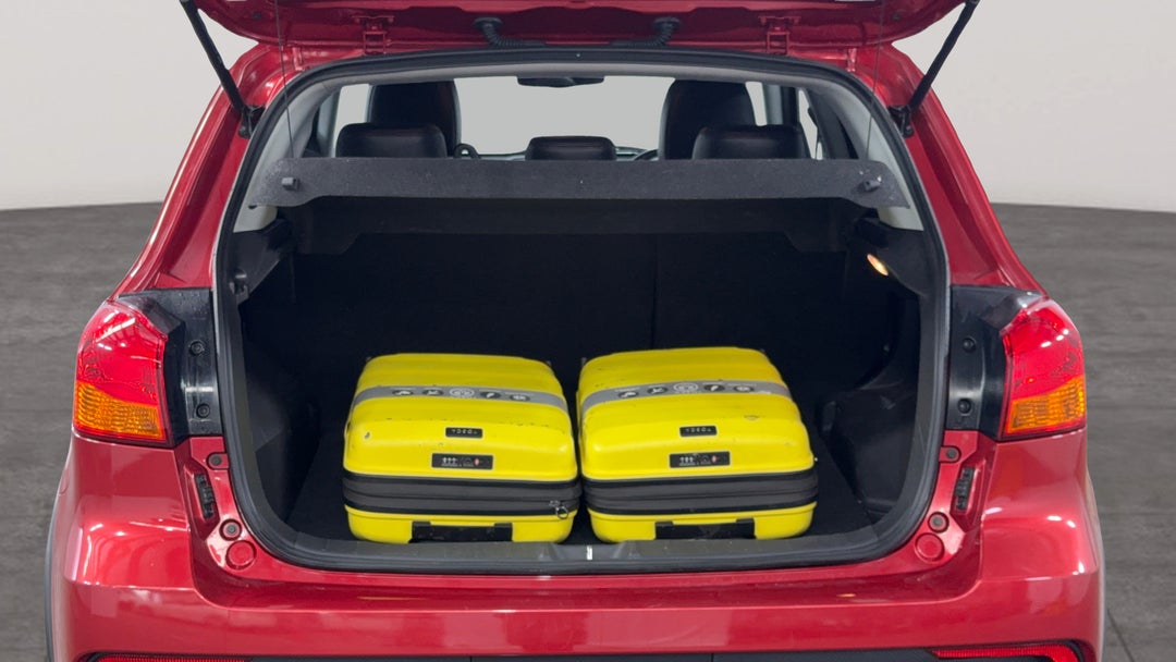 Boot Inside View with Luggage