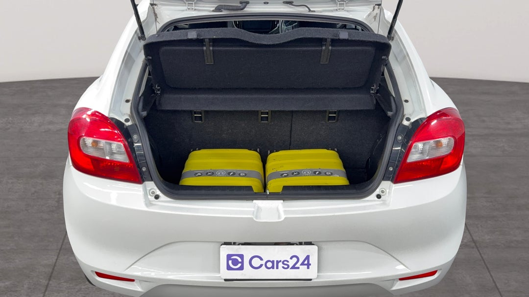 Boot Inside View with Luggage