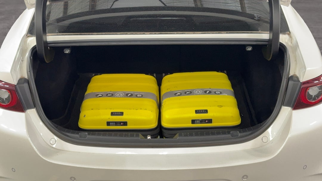 Boot Inside View with Luggage
