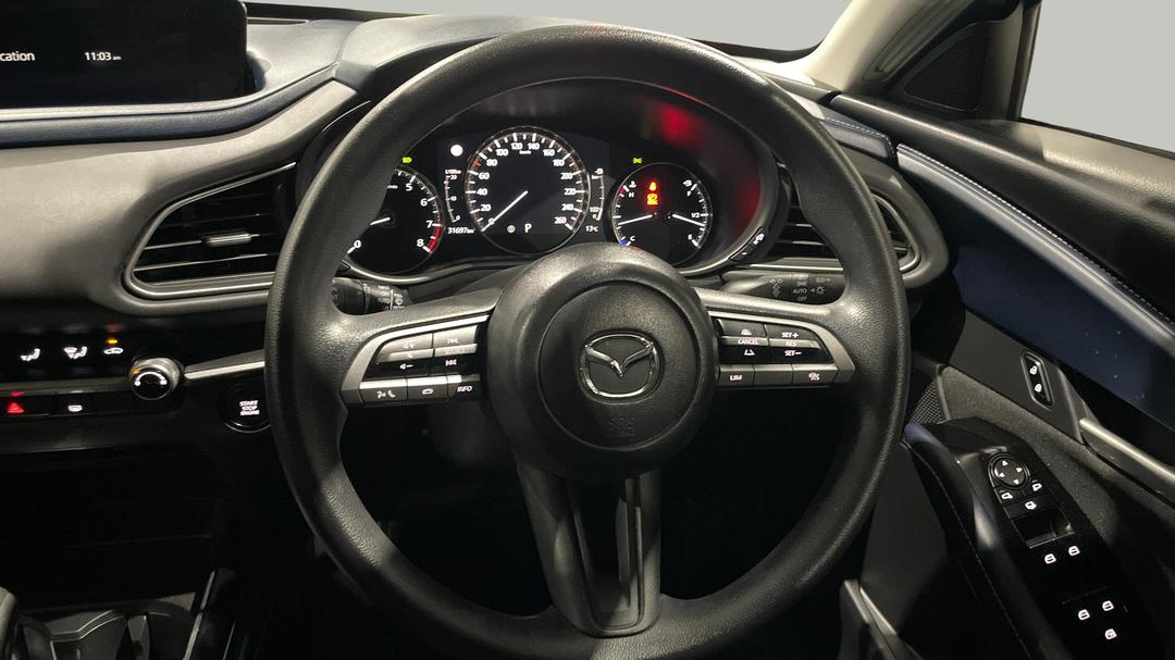 2020 Mazda CX-30 G20 Pure (FWD), Automatic, 31697 km, Steering Wheel Close-up