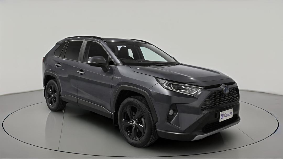2021 Toyota RAV4 Cruiser (AWD) Hybrid, Automatic, 49840 km, Right Front Diagonal (45- Degree) View