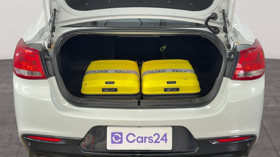 Boot Inside View with Luggage