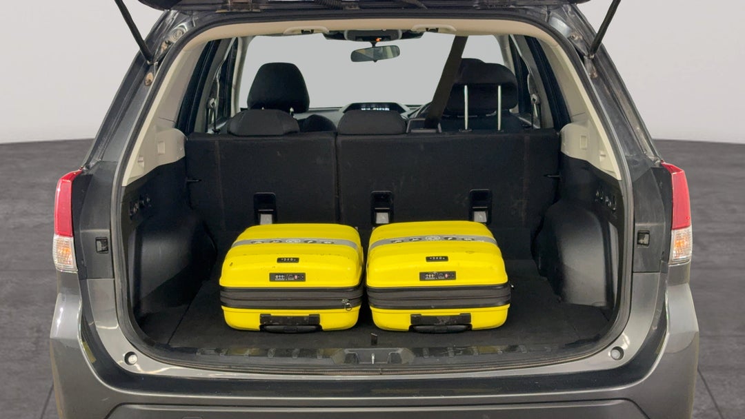 Boot Inside View with Luggage