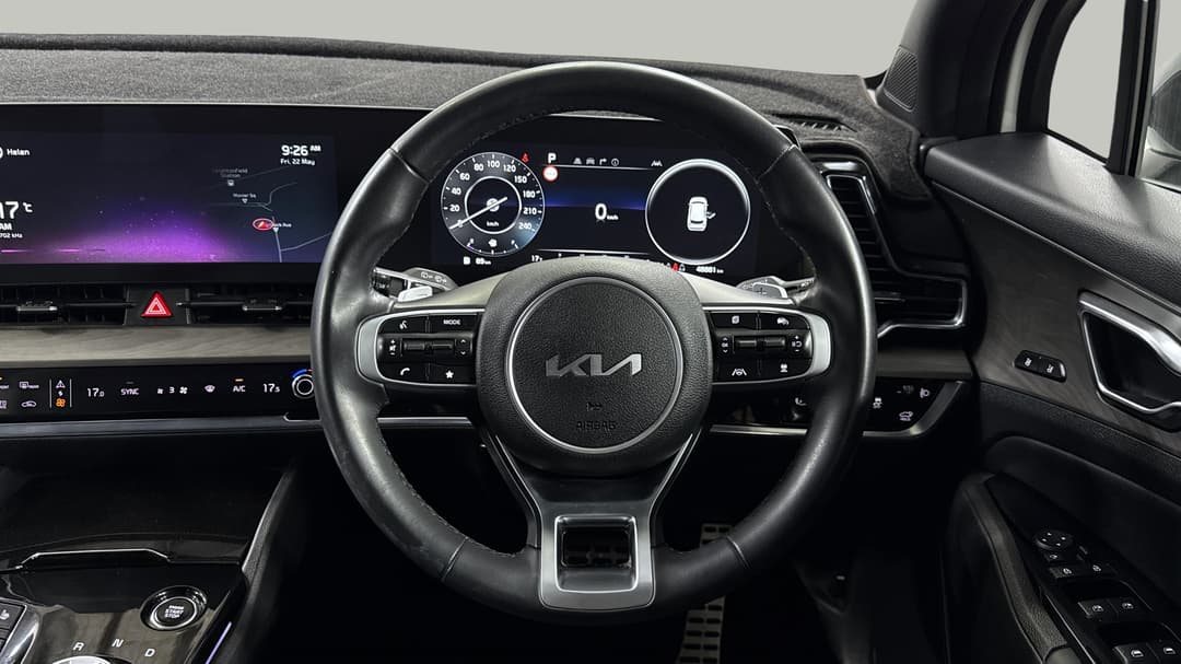 2022 Kia Sportage Gt-line (AWD), Automatic, 48881 km, Steering Wheel Close-up