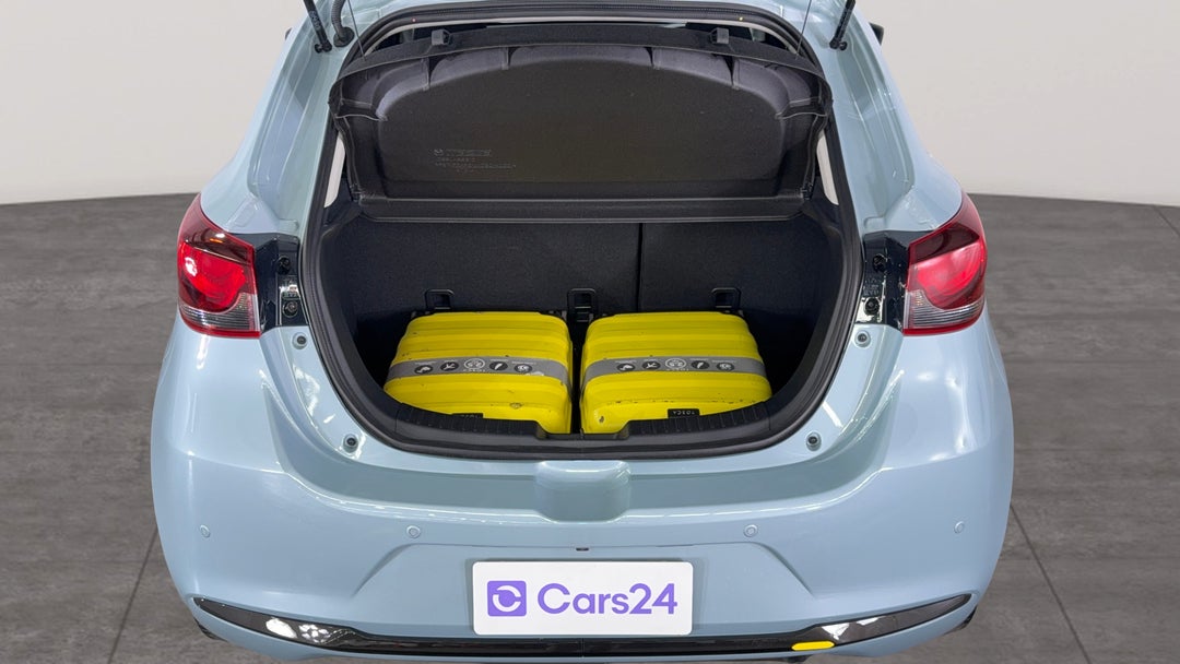 Boot Inside View with Luggage