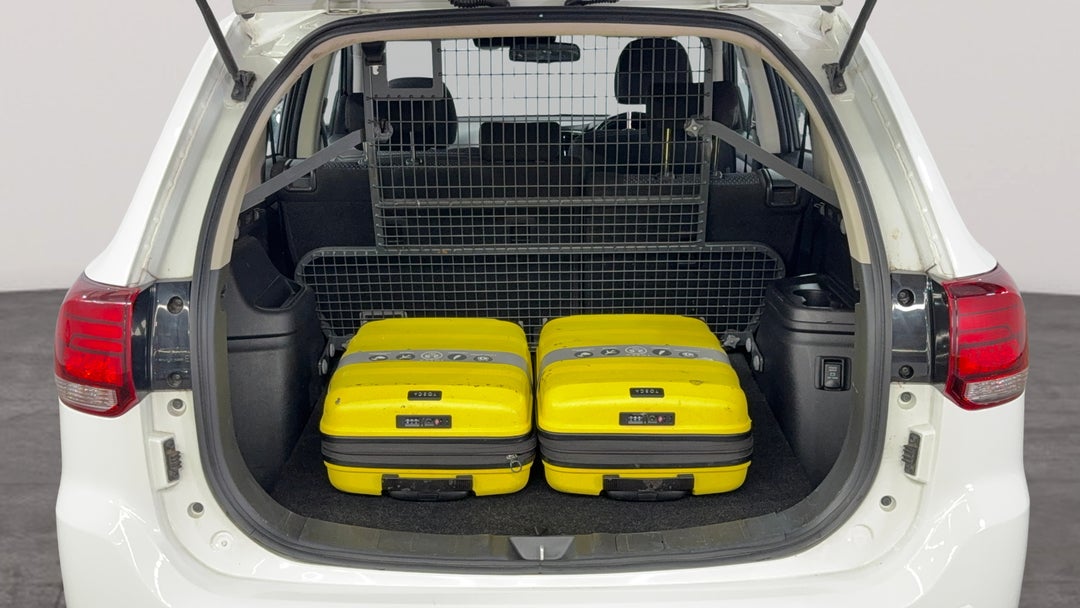Boot Inside View with Luggage