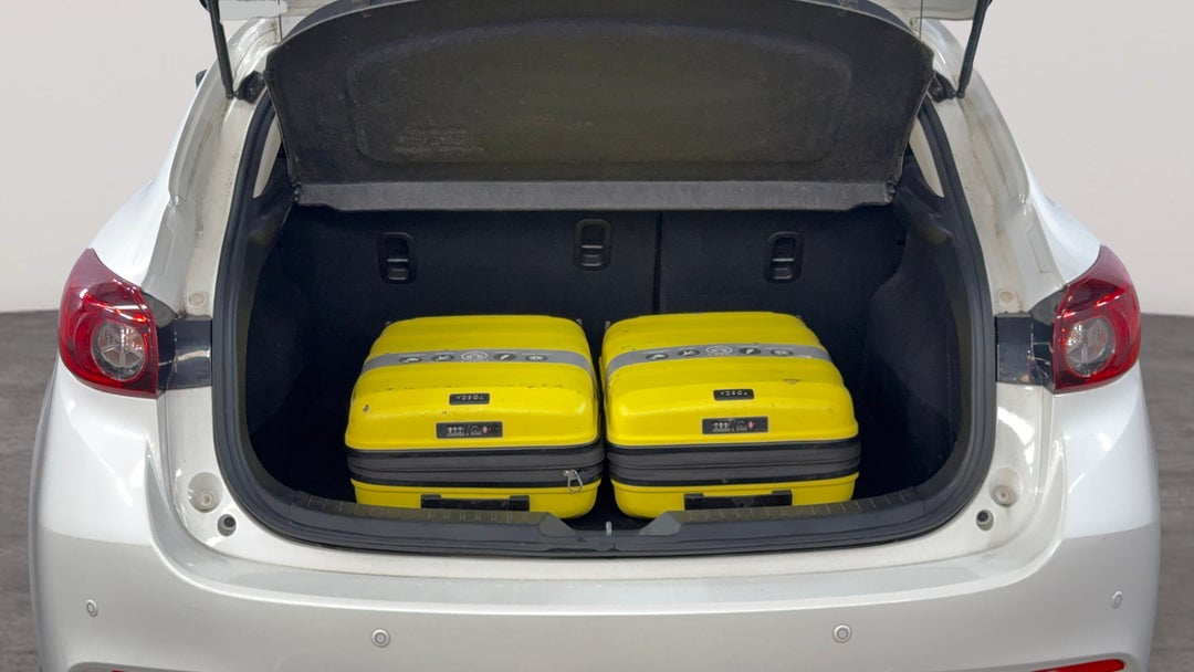 Boot Inside View with Luggage