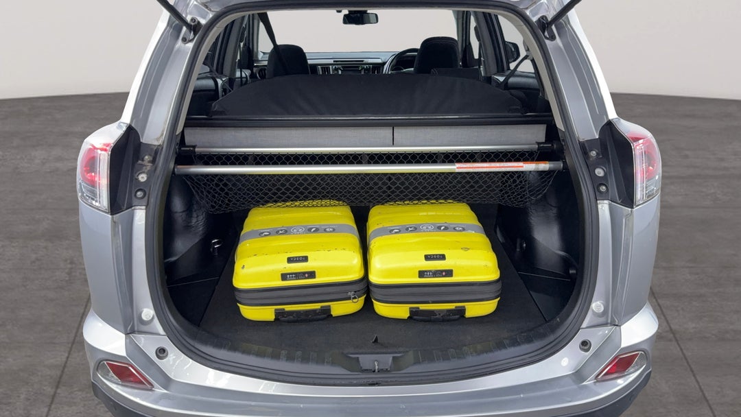 Boot Inside View with Luggage