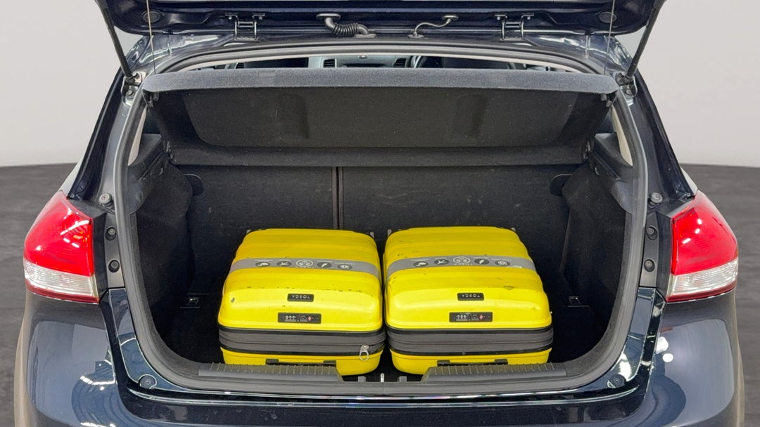 Boot Inside View with Luggage