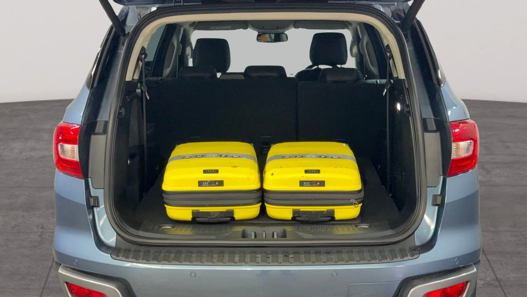 Boot Inside View with Luggage