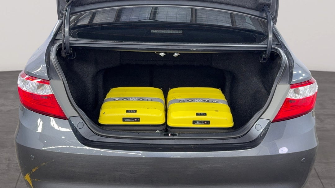 Boot Inside View with Luggage