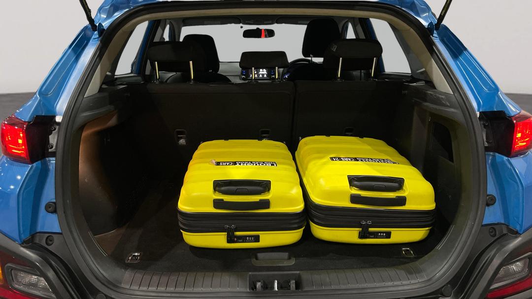 2018 Hyundai Kona Go (FWD), Automatic, 107543 km, Boot Inside View with Luggage