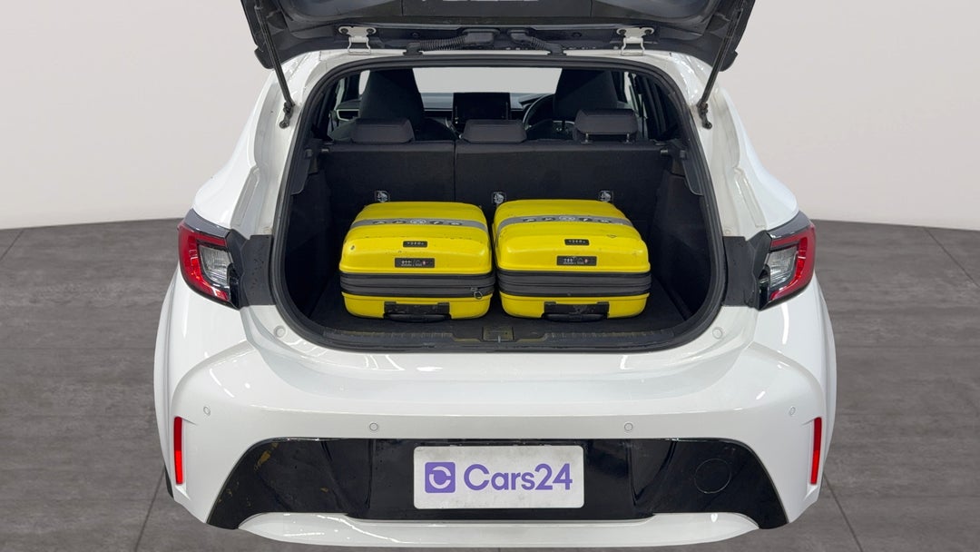 Boot Inside View with Luggage