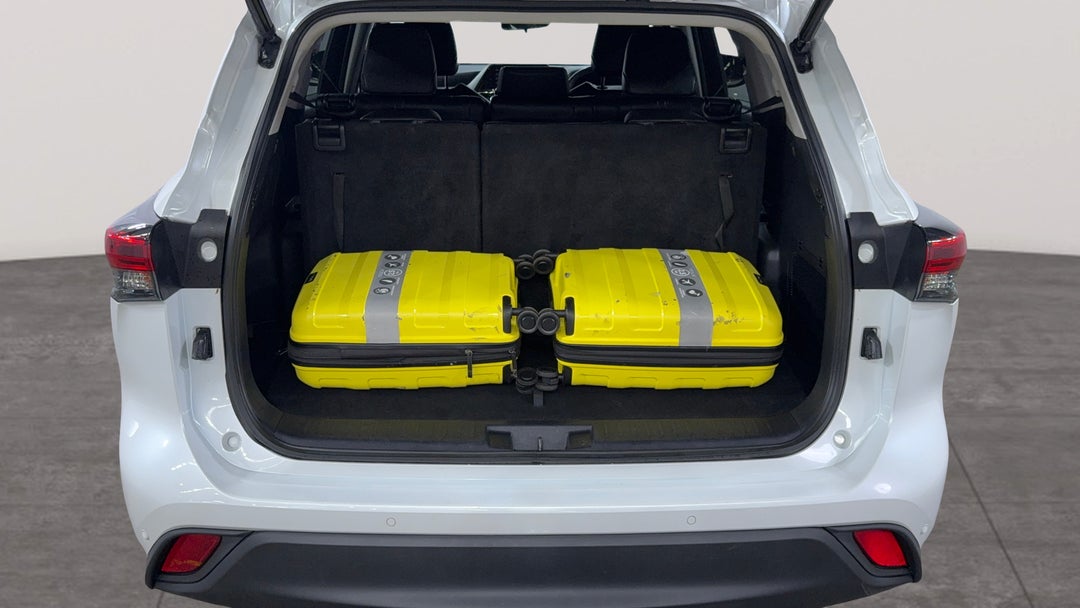 Boot Inside View with Luggage