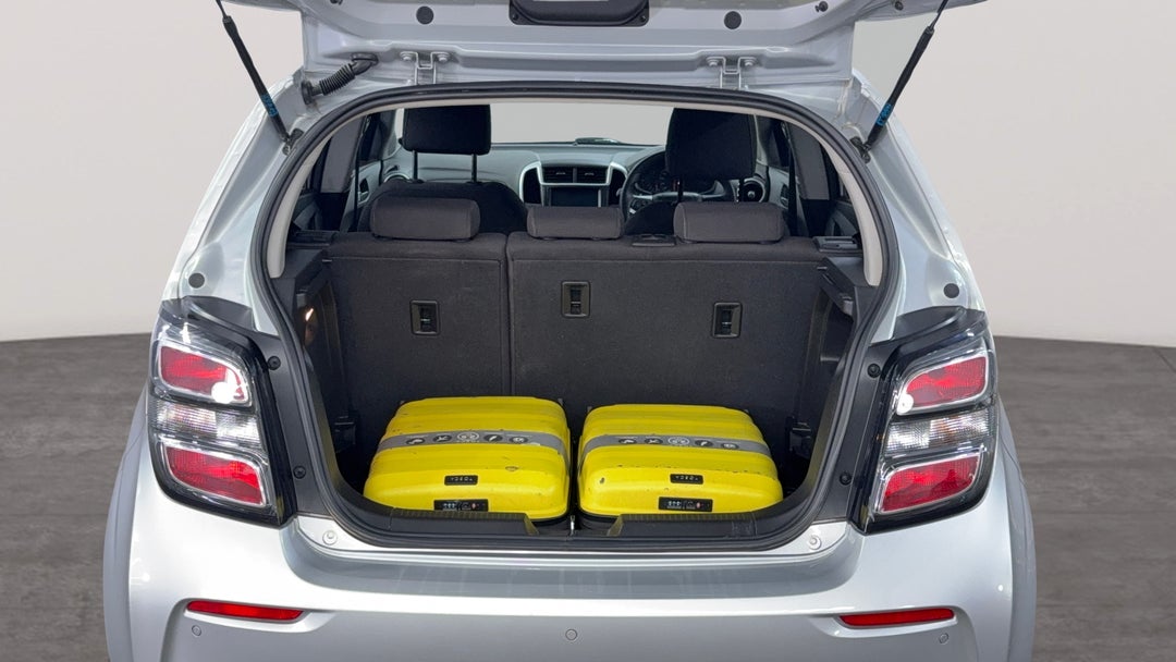 2018 Holden Barina Ls, Automatic, 62250 km, Boot Inside View with Luggage