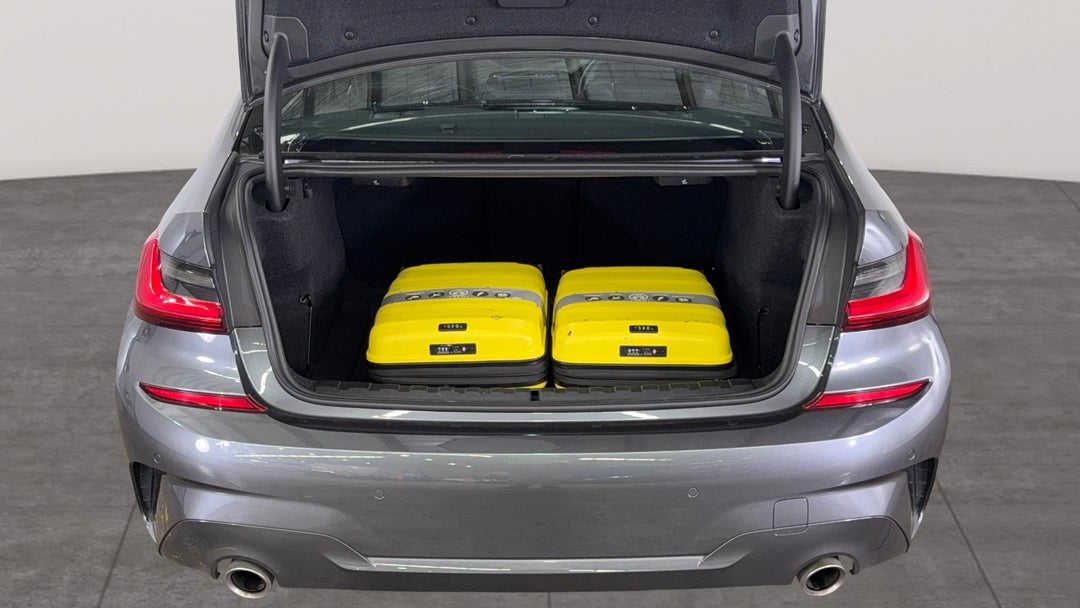 Boot Inside View with Luggage