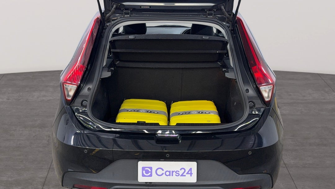 Boot Inside View with Luggage