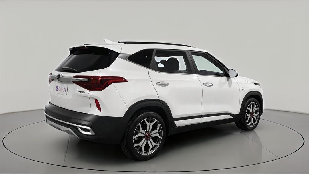2021 Kia Seltos Gt-line (AWD), Automatic, 30349 km, Right Back Diagonal (45- Degree) View
