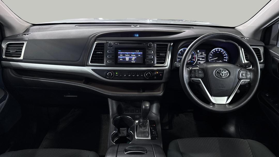 2018 Toyota Kluger Gx (4x2), Automatic, 76982 km, Dashboard View