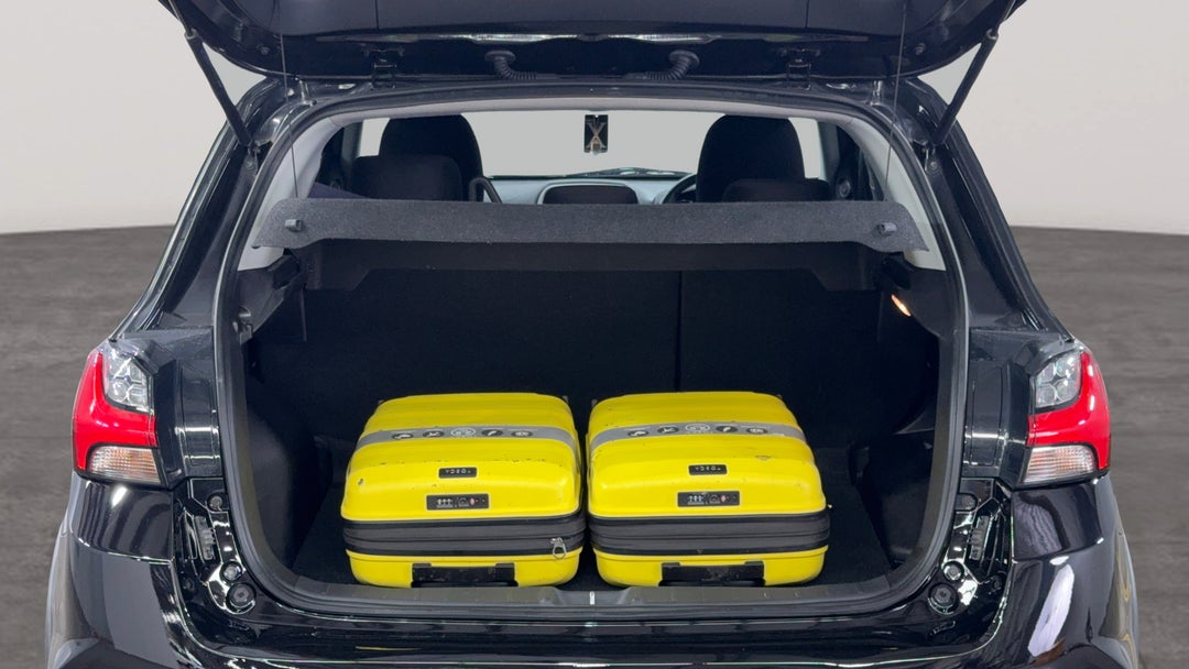 Boot Inside View with Luggage