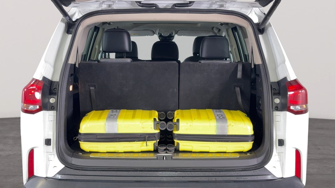 Boot Inside View with Luggage