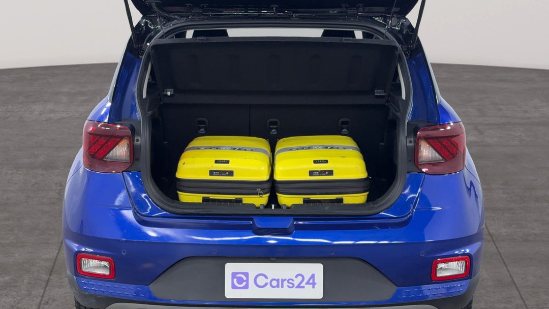 Boot Inside View with Luggage