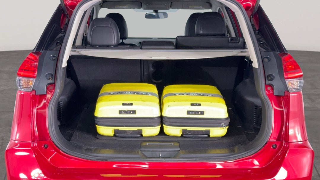 Boot Inside View with Luggage