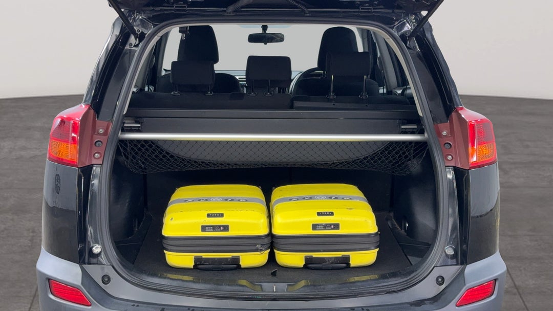 Boot Inside View with Luggage