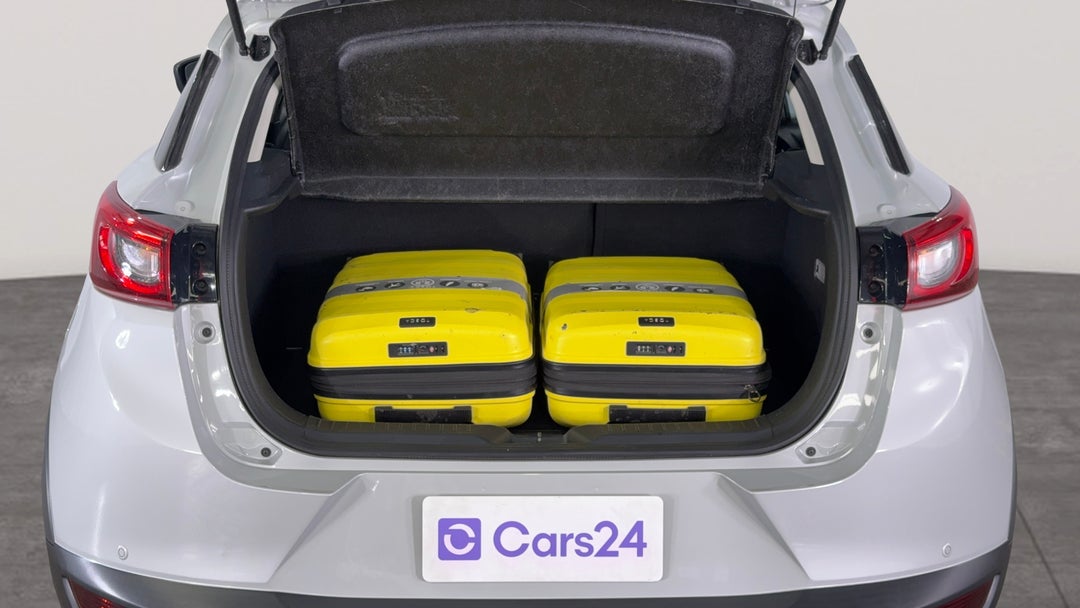 Boot Inside View with Luggage