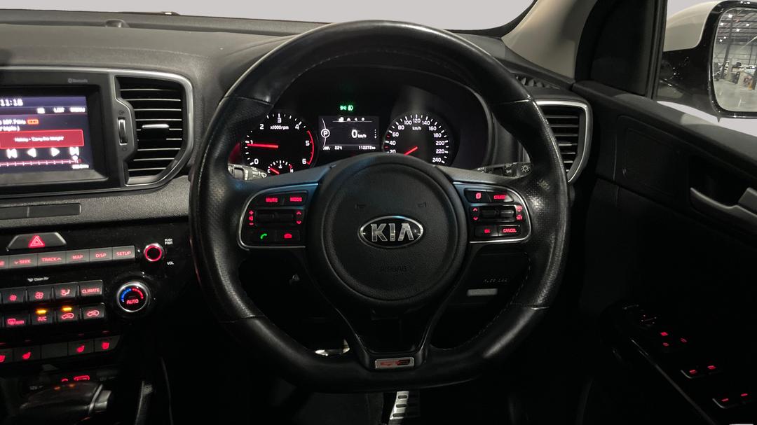 2017 Kia Sportage Gt-line (AWD), Automatic, 112272 km, Steering Wheel Close-up