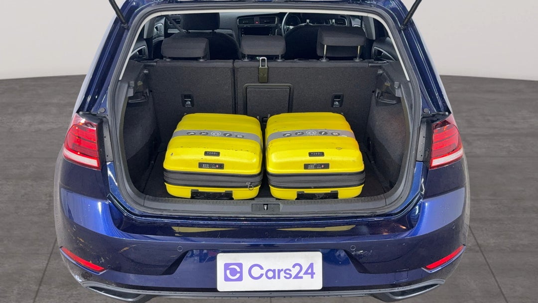 Boot Inside View with Luggage