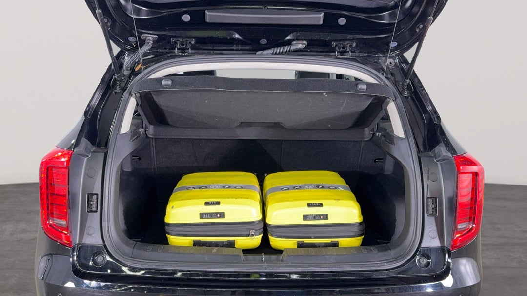 Boot Inside View with Luggage