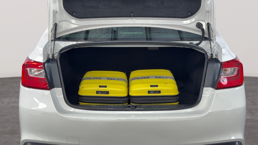 Boot Inside View with Luggage