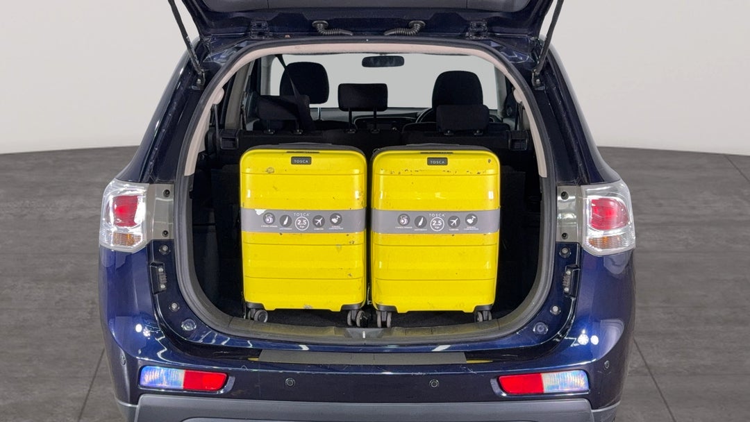 Boot Inside View with Luggage