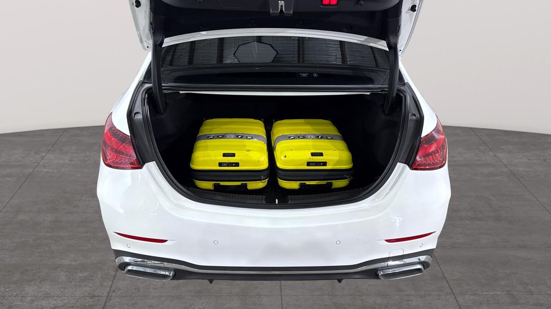 2022 Mercedes-benz C200 Mhev, Automatic, 21105 km, Boot Inside View with Luggage