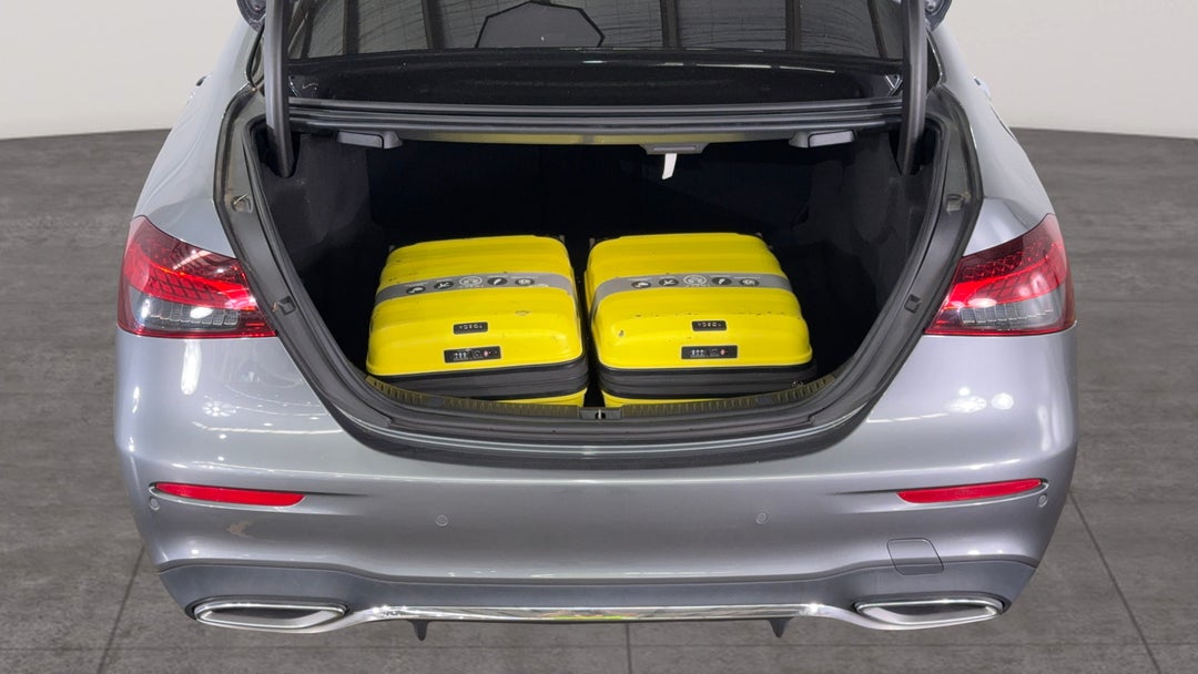 Boot Inside View with Luggage