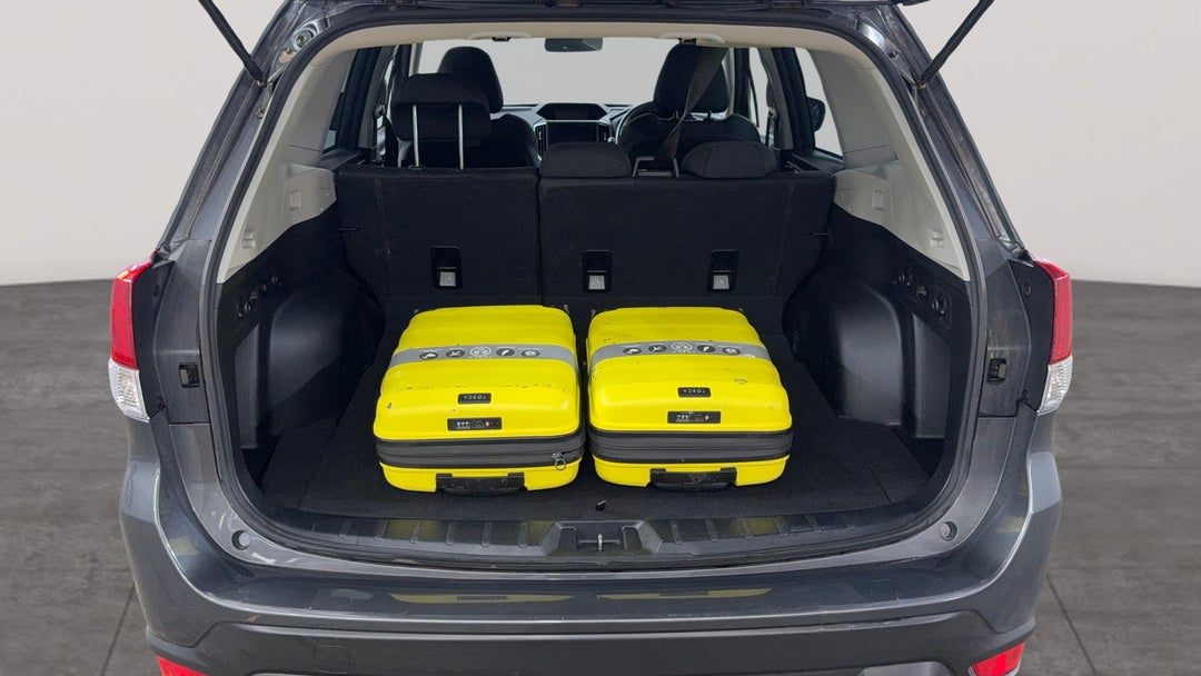 Boot Inside View with Luggage