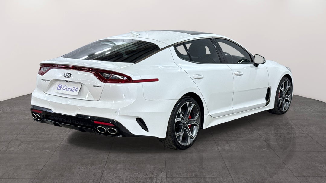 2019 Kia Stinger Gt (black Leather), Automatic, 141621 km, Right Back Diagonal (45- Degree) View