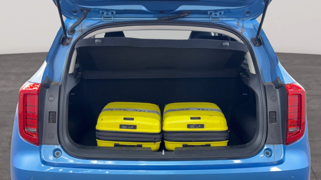 Boot Inside View with Luggage