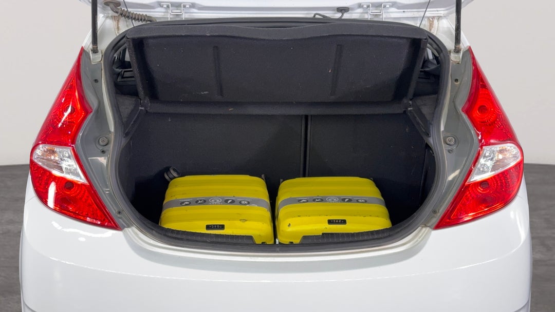 Boot Inside View with Luggage
