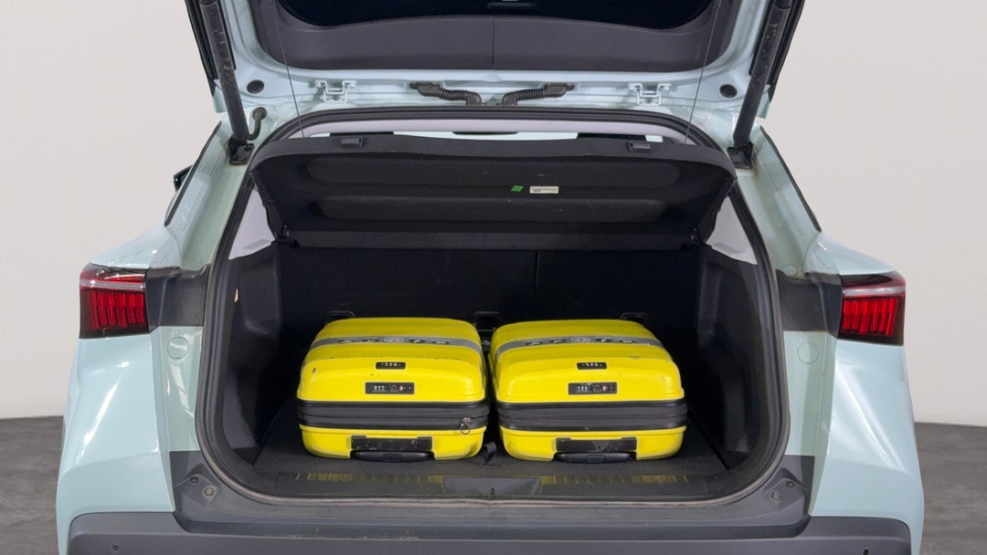 Boot Inside View with Luggage