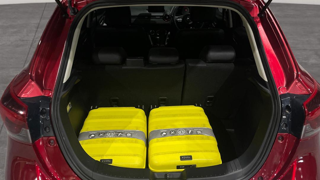 2024 Mazda Mazda2 G15 Gt, Automatic, 7350 km, Boot Inside View with Luggage