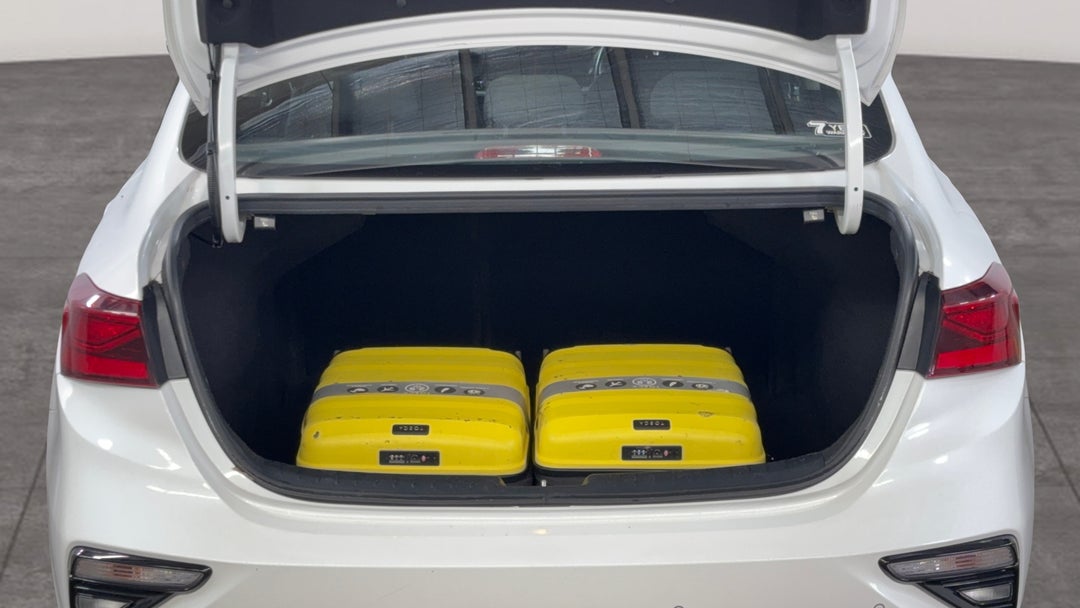 Boot Inside View with Luggage