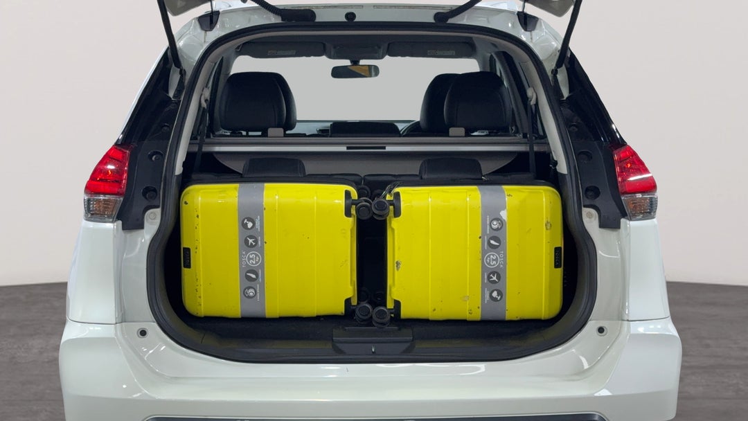 Boot Inside View with Luggage